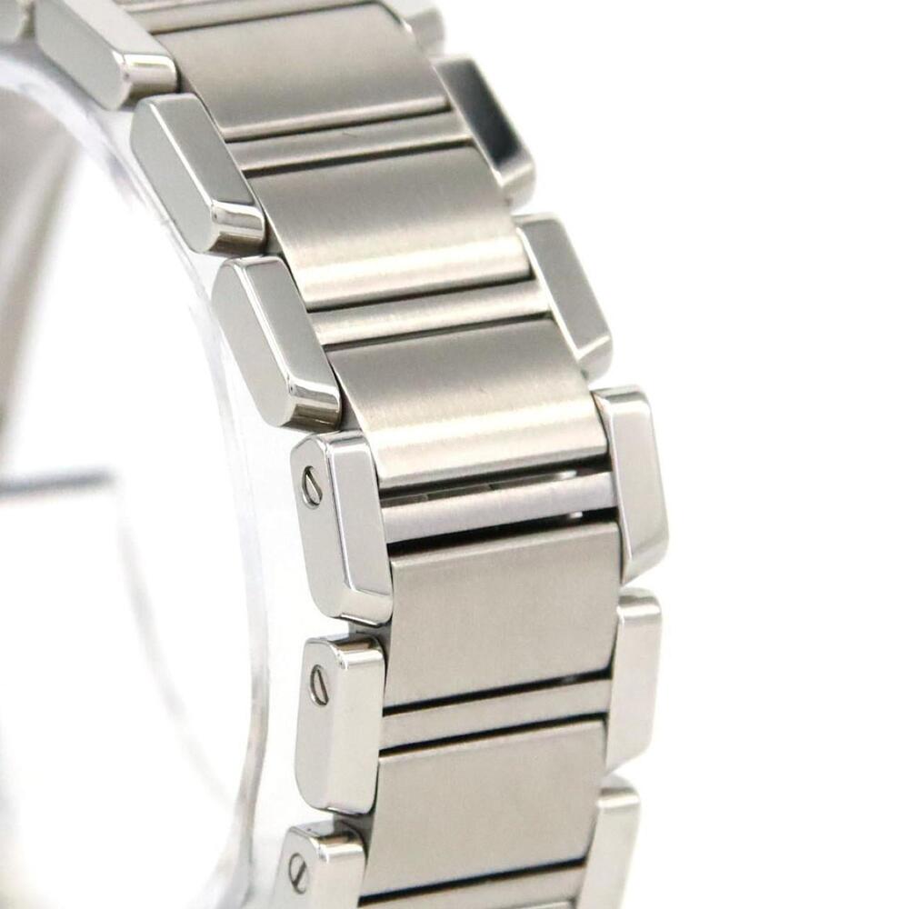 Cartier Tank Française SM W51008Q3 Stainless Steel Quartz Watch - Picture 4 of 9